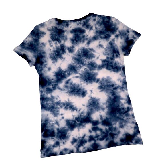 Aeropostale Classic Crew Blue Tie Dye NYC New York Short Sleeve T-Shirt Medium - Picture 6 of 10